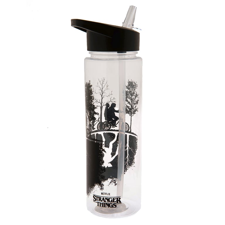 Stranger Things Upside Down Clear Plastic Drink Bottle
