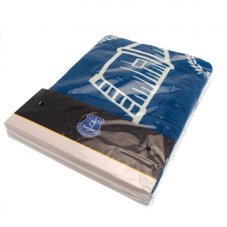 Everton FC Pulse Design 100 Cotton Velour Beach Towel