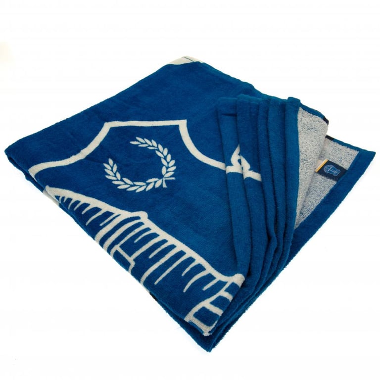 Everton FC Pulse Design 100 Cotton Velour Beach Towel