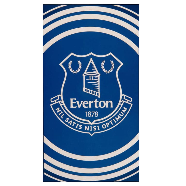 Everton FC Pulse Design 100 Cotton Velour Beach Towel