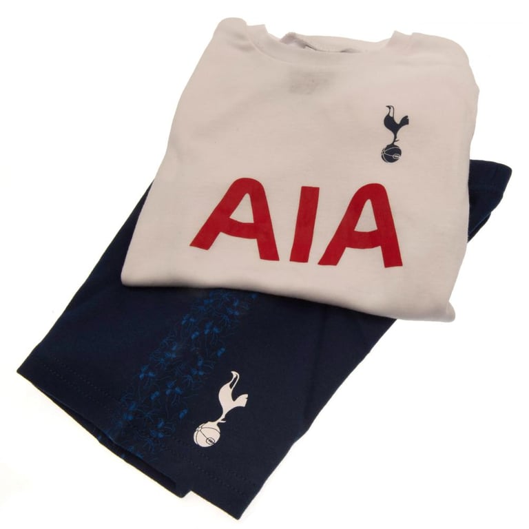 Tottenham Hotspur FC Navy & White Baby Kit - 2021-22 Season Cotton Short Set