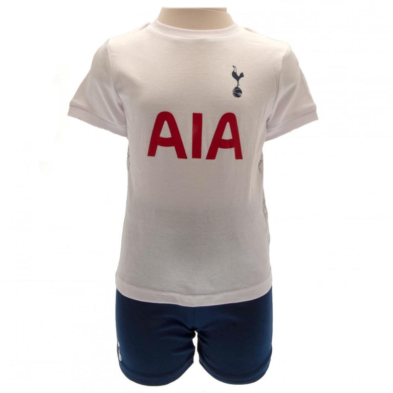 Tottenham Hotspur FC Shirt & Short Set - Soft Cotton Baby Football Outfit 2021-22 Kit