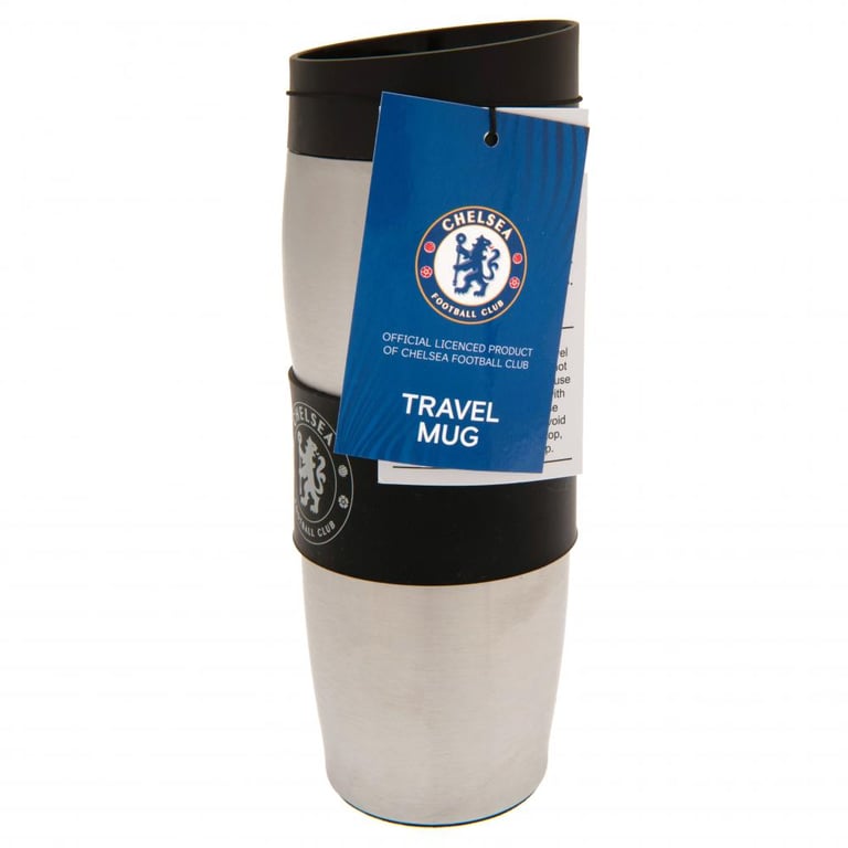 Chelsea FC Stainless Steel Thermal Mug - Insulated Drinkware with Executive Style Design and 24hr Temperature Control