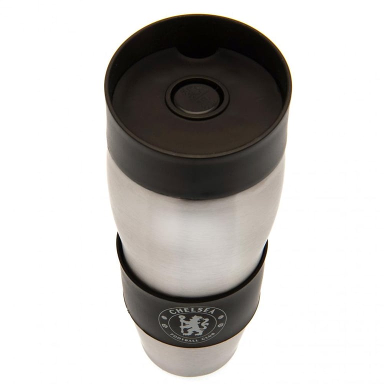 Chelsea FC Stainless Steel Thermal Mug - Insulated Drinkware with Executive Style Design and 24hr Temperature Control