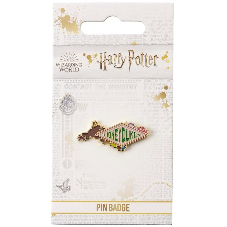 Harry Potter Honeydukes Enamel Pin Badge - Detailed Collectible Logo Pin with Butterfly Clasp Fixing