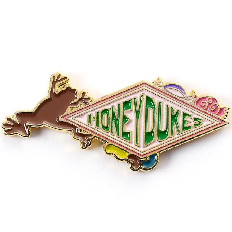Harry Potter Honeydukes Enamel Pin Badge - Detailed Collectible Logo Pin with Butterfly Clasp Fixing