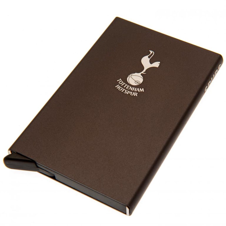 Tottenham Hotspur FC RFID Aluminium Card Case - 6-Card Holder with Anti-RFID Protection and Pull Down Trigger