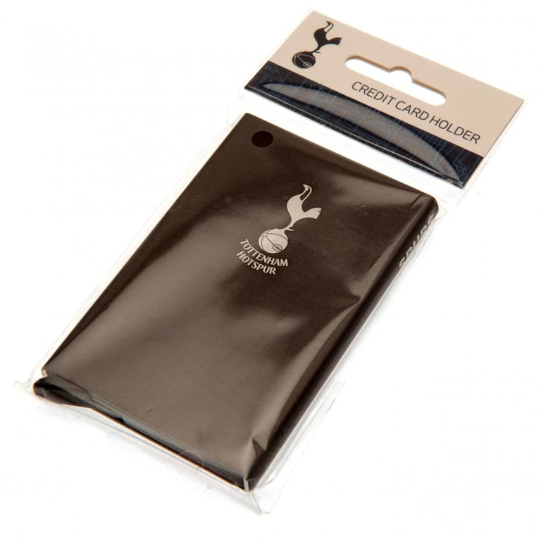 Tottenham Hotspur FC RFID Aluminium Card Case - 6-Card Holder with Anti-RFID Protection and Pull Down Trigger