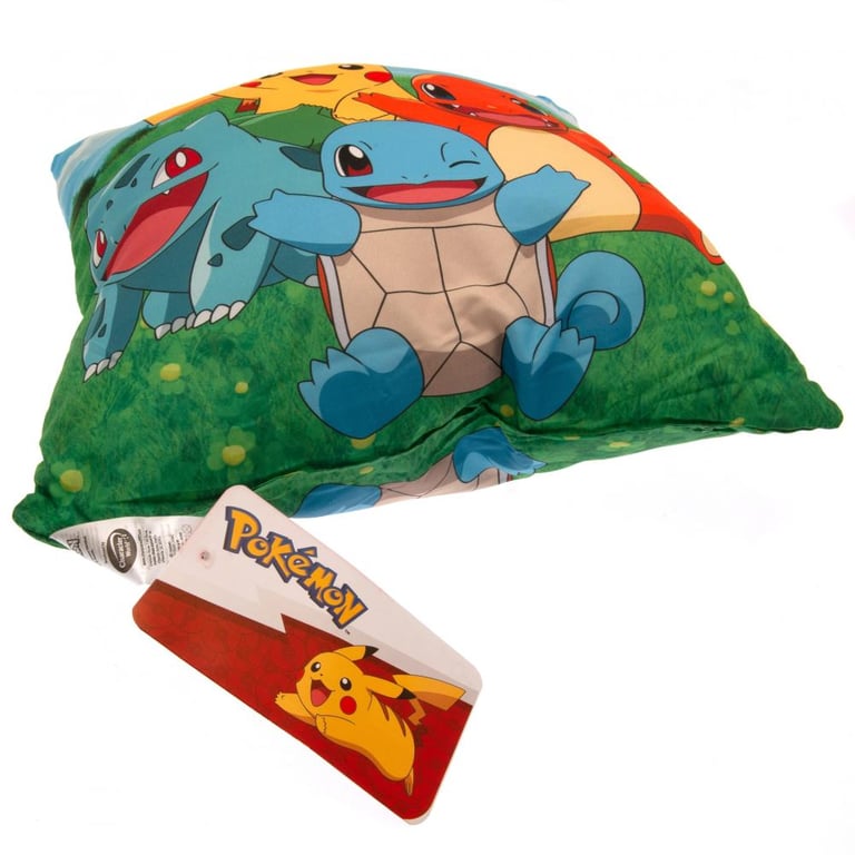 100 Polyester Pokemon Character Cushion - Reversible Home Decor for Kids Room