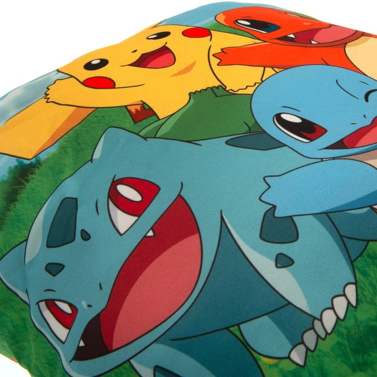 100 Polyester Pokemon Character Cushion - Reversible Home Decor for Kids Room