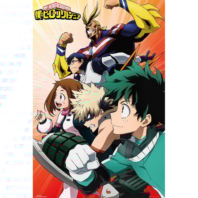 My Hero Academia Rolled Maxi Poster - High Resolution Glossy Print