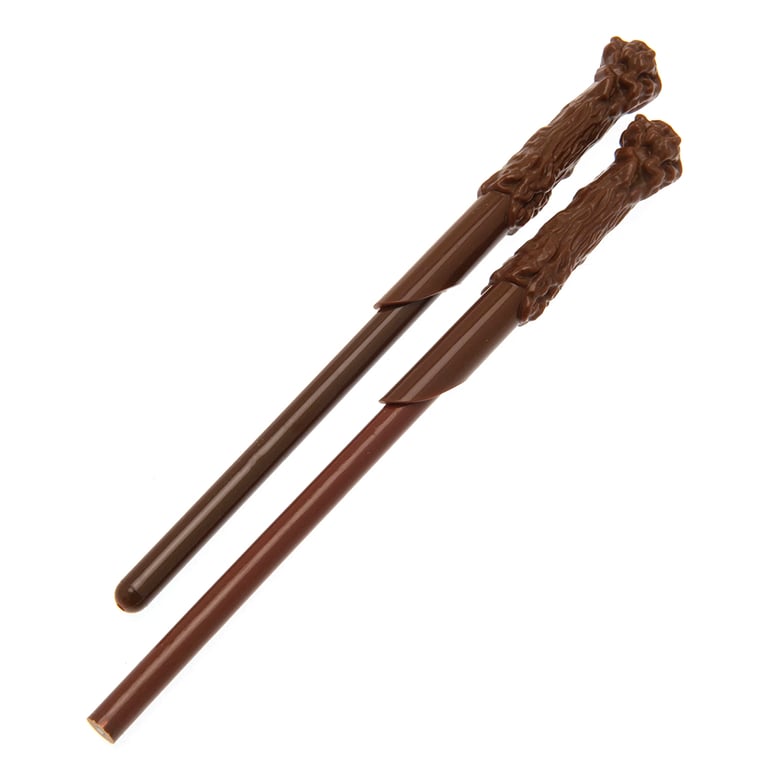 Harry Potter Resin Ballpoint Pen & Pencil Set - Shaped Wands