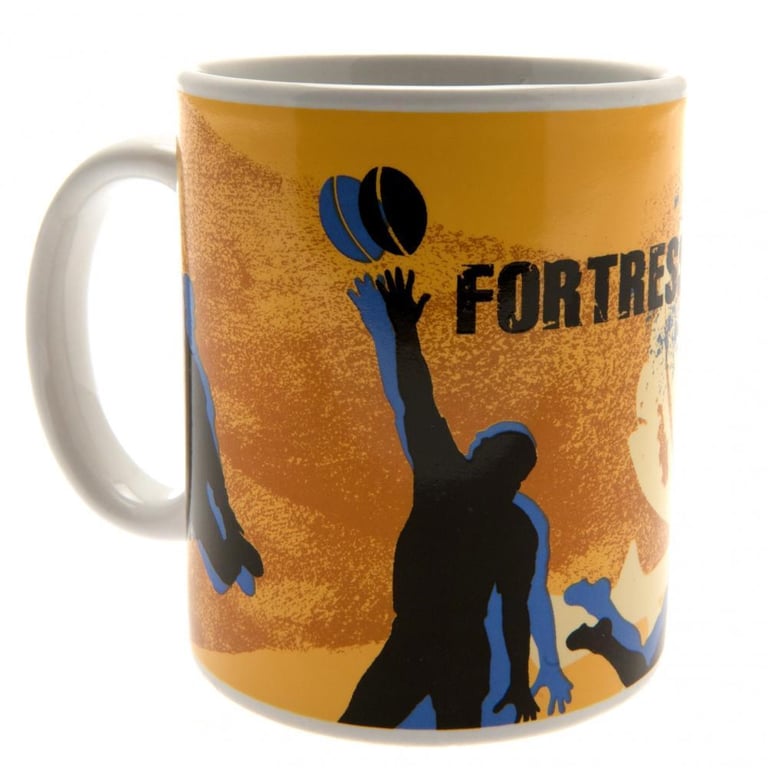 England RFU Twickenham Ceramic Mug with Rose and Player Silhouette Design