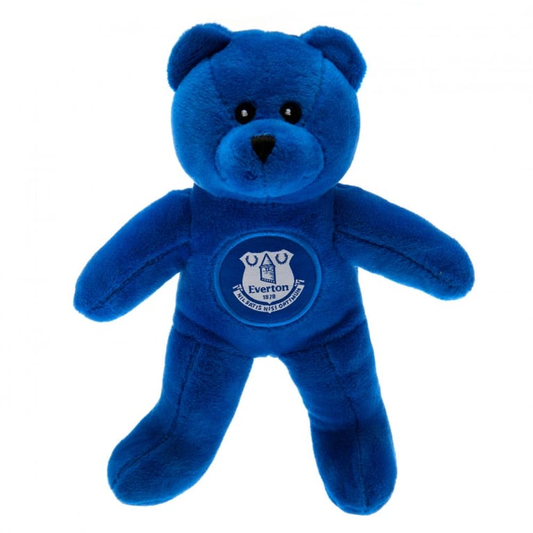 Everton FC Royal Blue Plush Bear with Woven Crest and Stitched Features