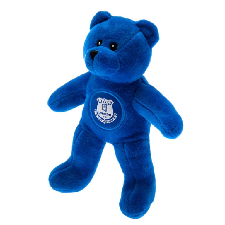 Everton FC Royal Blue Plush Bear with Woven Crest and Stitched Features
