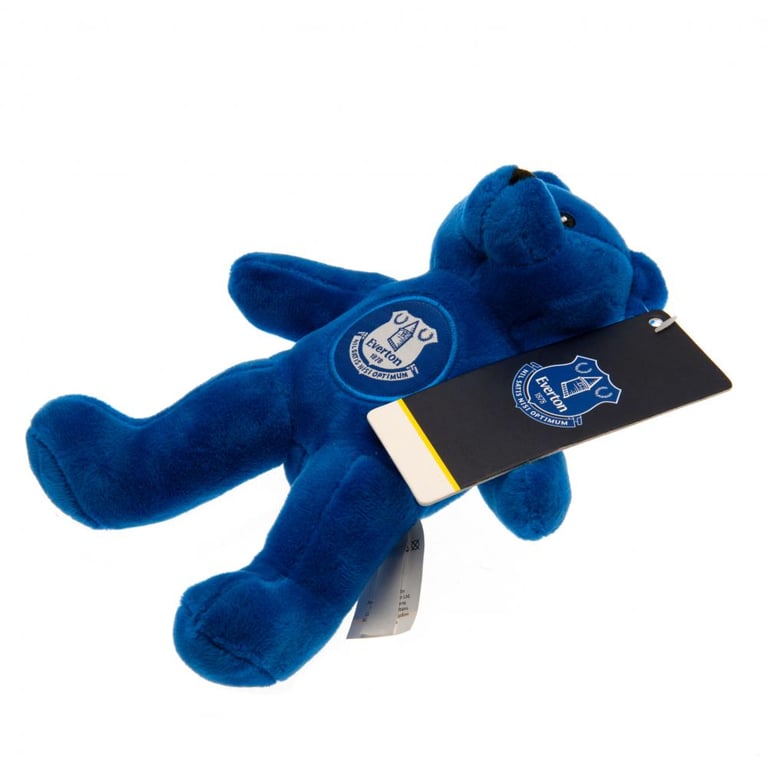Everton FC Royal Blue Plush Bear with Woven Crest and Stitched Features