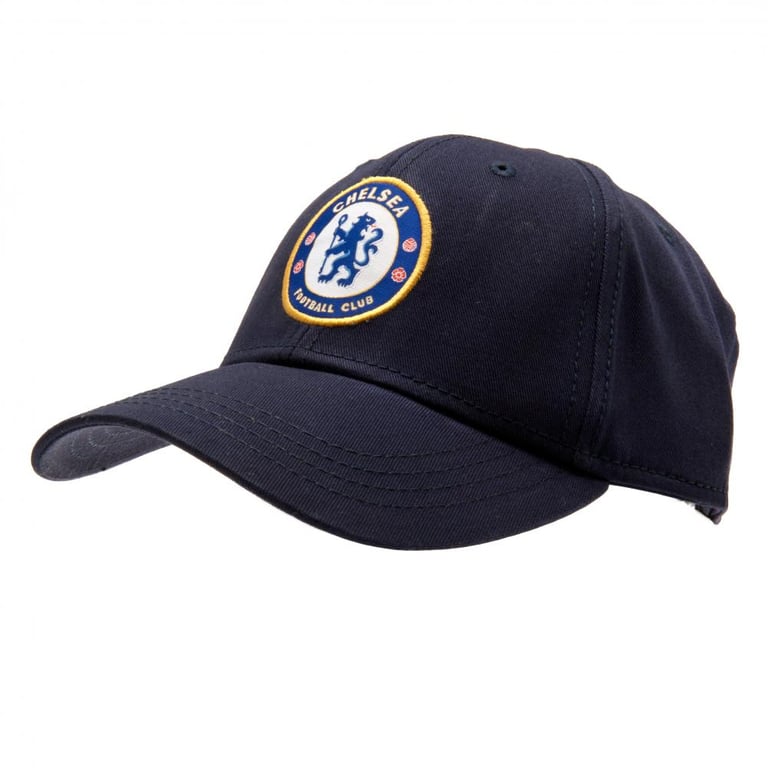 Chelsea FC Core Navy Cap - Adjustable Woven Crest Football Team Cap