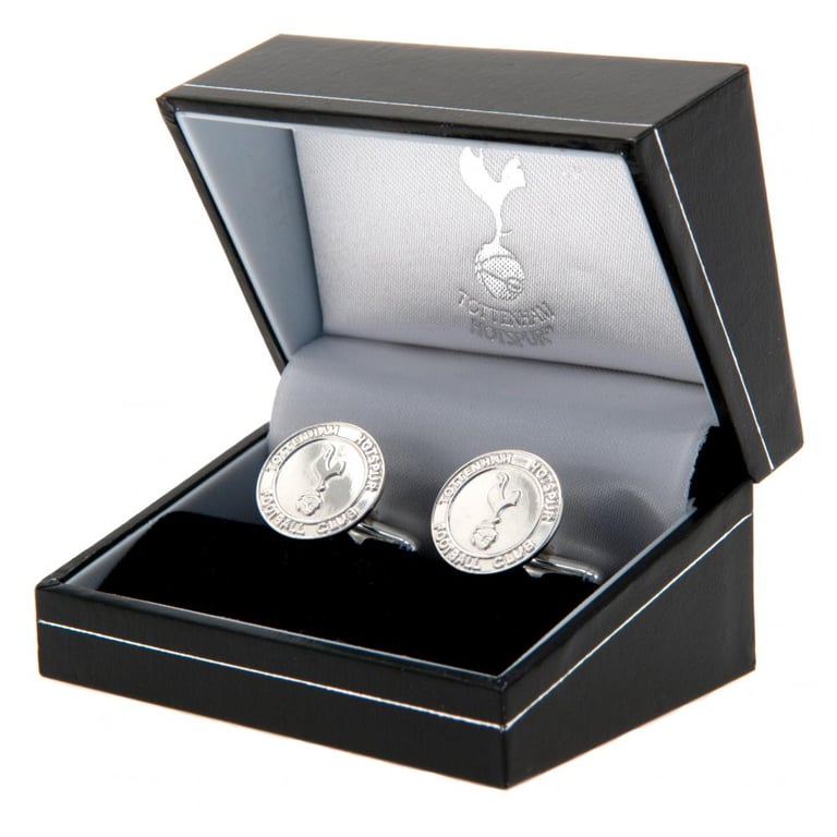 Tottenham Hotspur Sterling Silver Crest Cufflinks - Detailed Football Team Accessories