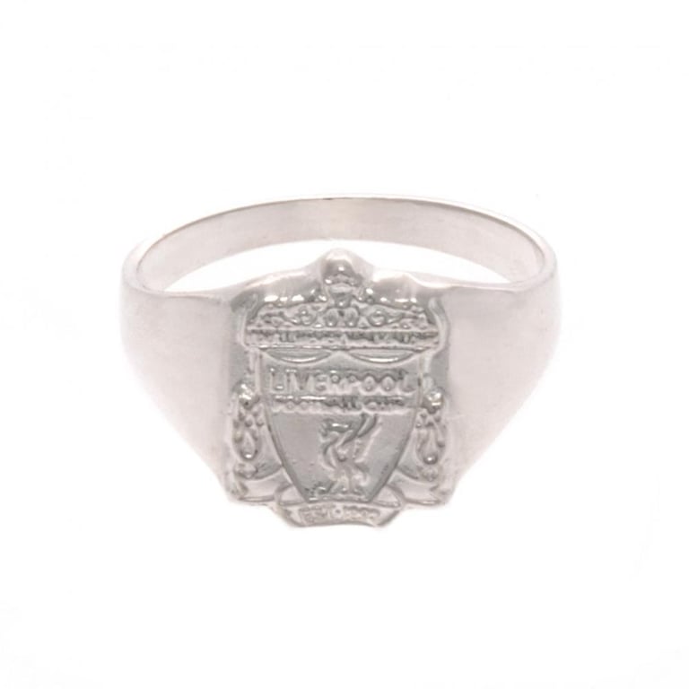 Liverpool FC Sterling Silver Crest Design Ring