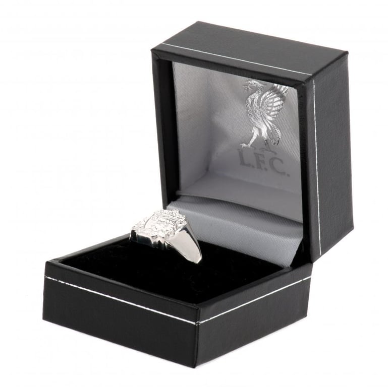 Liverpool FC Sterling Silver Crest Design Ring