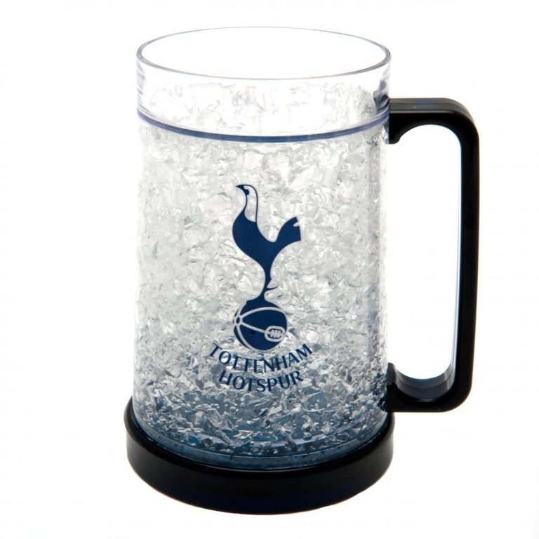 Tottenham Hotspur FC Double Walled Freezer Mug with Gel Filled Insulation and Navy Blue Handle