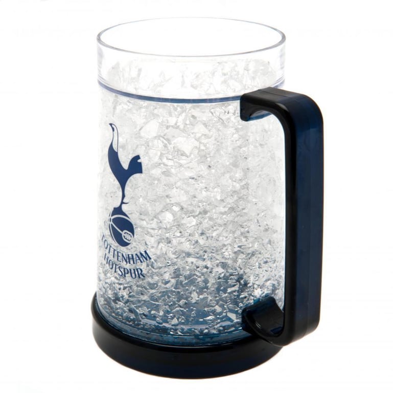 Tottenham Hotspur FC Double Walled Freezer Mug with Gel Filled Insulation and Navy Blue Handle