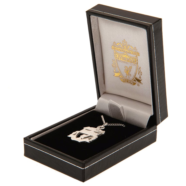 Liverpool FC Sterling Silver Pendant Necklace with Lobster Clasp