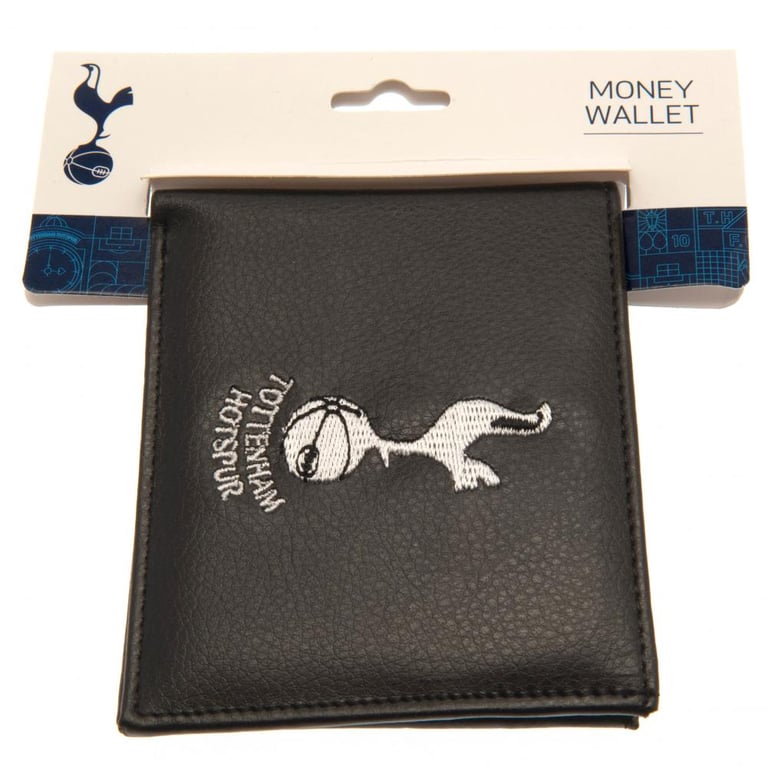 Tottenham Hotspur FC Embroidered PU Leather Wallet with Club Crest and Multiple Compartments