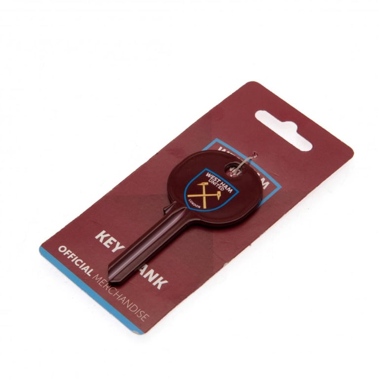West Ham United FC Crest Door Key - Full Colour Club Crest Design