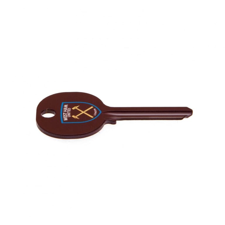 West Ham United FC Crest Door Key - Full Colour Club Crest Design