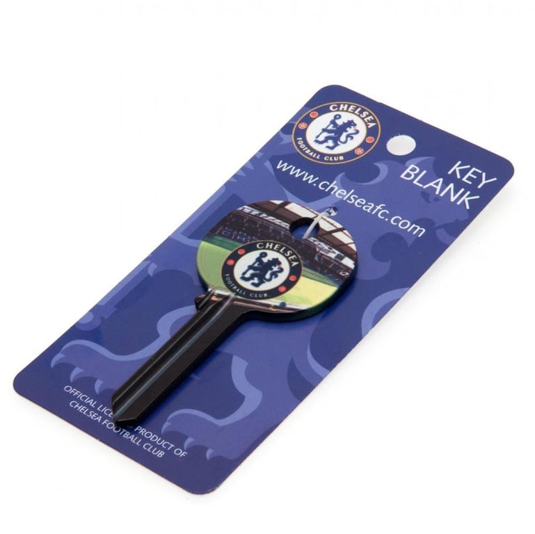 Chelsea FC Stadium Door Key - Custom Cut Club Crest Design Home Decor Key