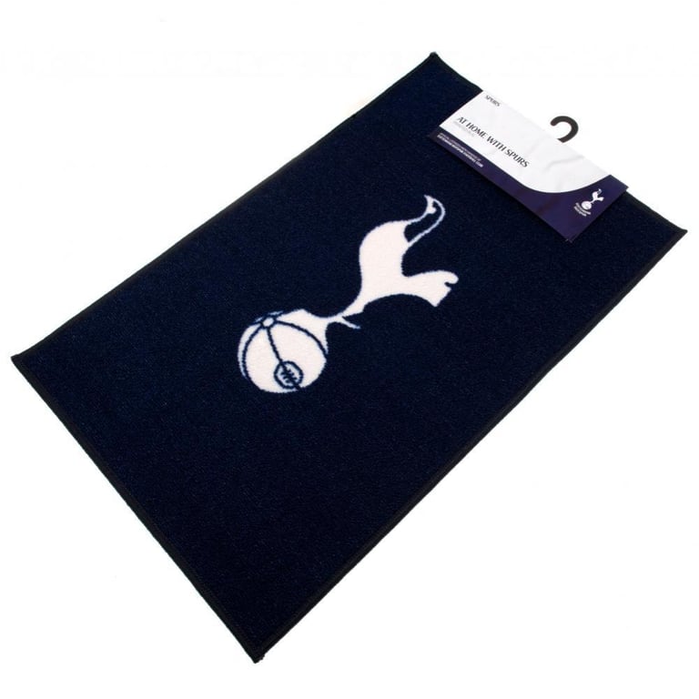 Tottenham Hotspur FC Polyamide Club Crest Bedroom Rug - Non-Slip, Machine Washable