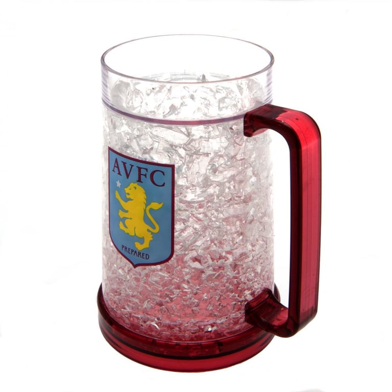 Aston Villa FC Claret Double Walled Gel Filled Freezer Mug