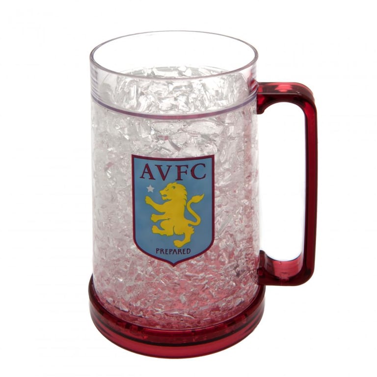 Aston Villa FC Claret Double Walled Gel Filled Freezer Mug