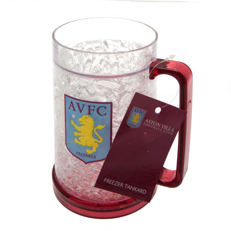 Aston Villa FC Claret Double Walled Gel Filled Freezer Mug