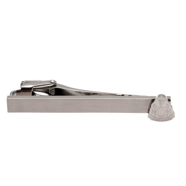 Newcastle United FC Stainless Steel Tie Slide with Crocodile Clip Back