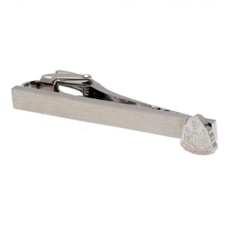Newcastle United FC Stainless Steel Tie Slide with Crocodile Clip Back