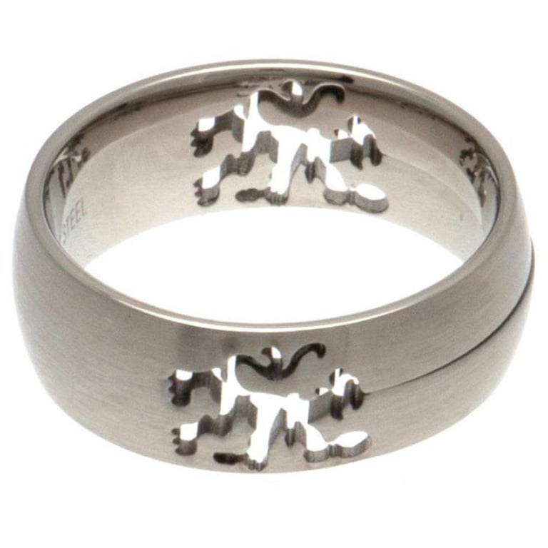 Chelsea FC Cut Out Ring - Stainless Steel Lion Design Jewelry