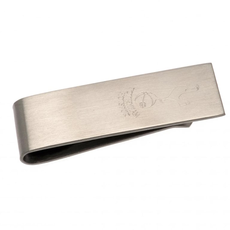 Tottenham Hotspur FC Stainless Steel Money Clip with Engraved Crest