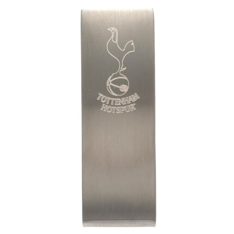 Tottenham Hotspur FC Stainless Steel Money Clip with Engraved Crest