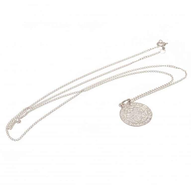 Leicester City FC Sterling Silver Crest Pendant Necklace