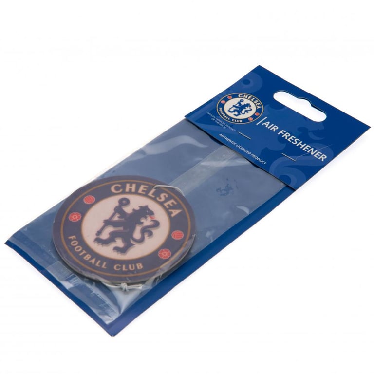 Chelsea FC Crest Shaped Long Lasting Air Freshener - Official Team Scent