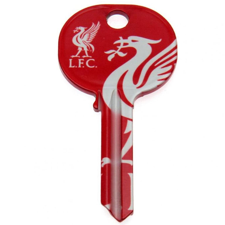 Liverpool FC Crest Door Key - Customised Club Crest Design on Both Sides