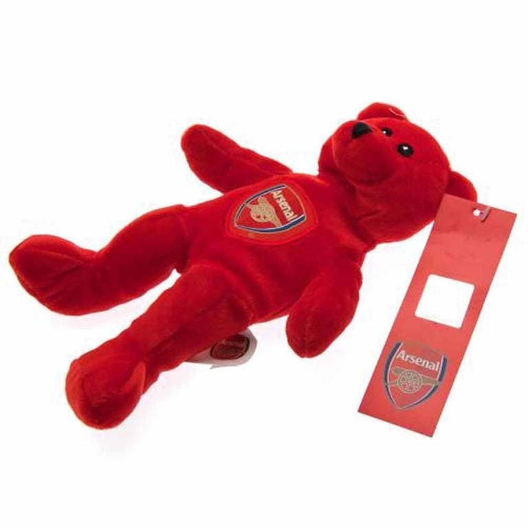Arsenal FC Mini Bear - 100 Polyester Soft Plush with Woven Crest and Stitched Features