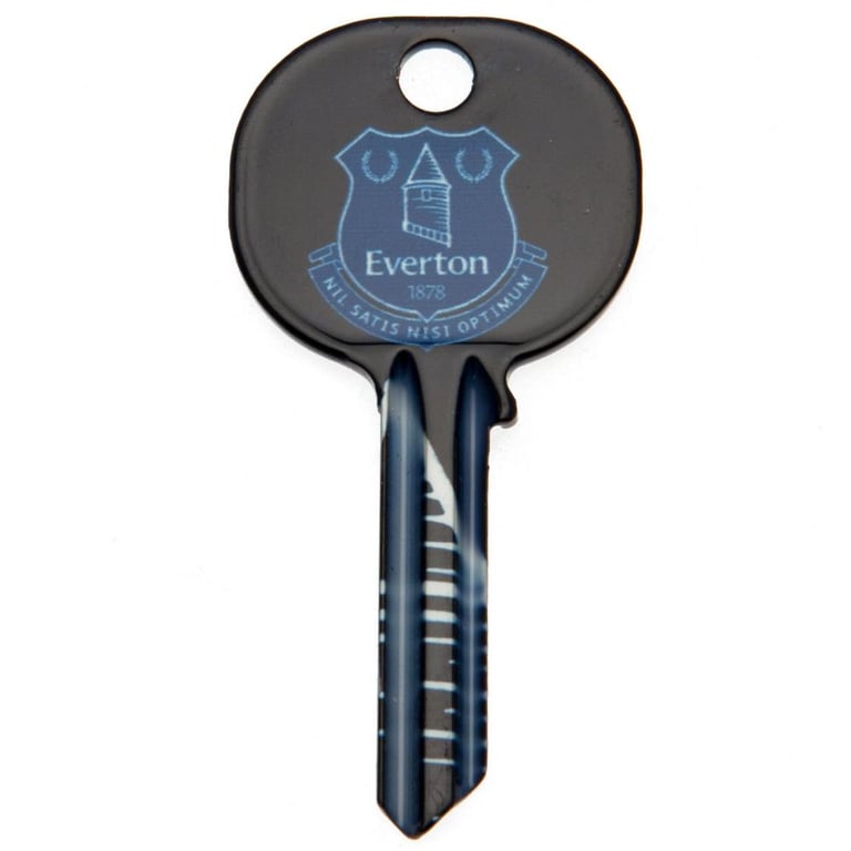 Everton FC Crest Door Key - Custom Cut Key with Full Colour Club Crest