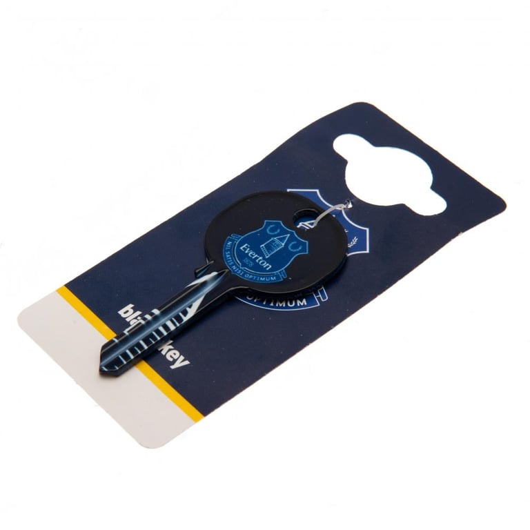 Everton FC Crest Door Key - Custom Cut Key with Full Colour Club Crest