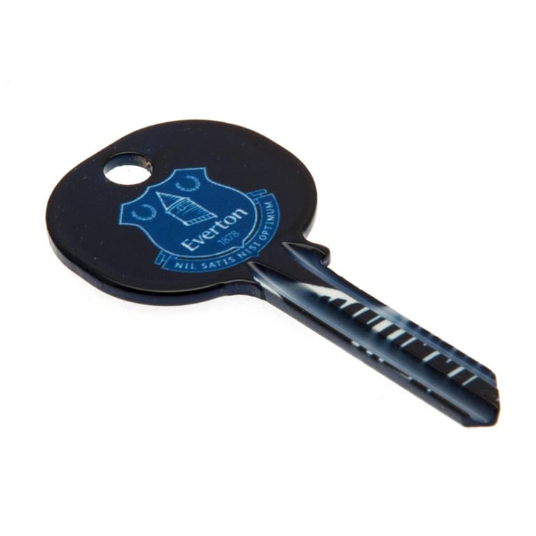 Everton FC Crest Door Key - Custom Cut Key with Full Colour Club Crest