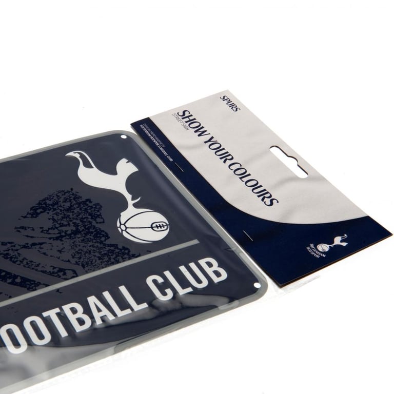 Tottenham Hotspur FC Colour Street Sign - Metal Road Sign with Navy Background