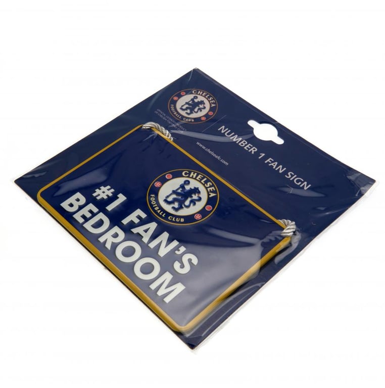 Chelsea FC Metal Hanging Bedroom Sign - 1 Fan s Room Decoration