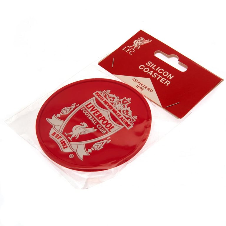 Liverpool FC Silicone Non-Slip Stamped Crest Coaster